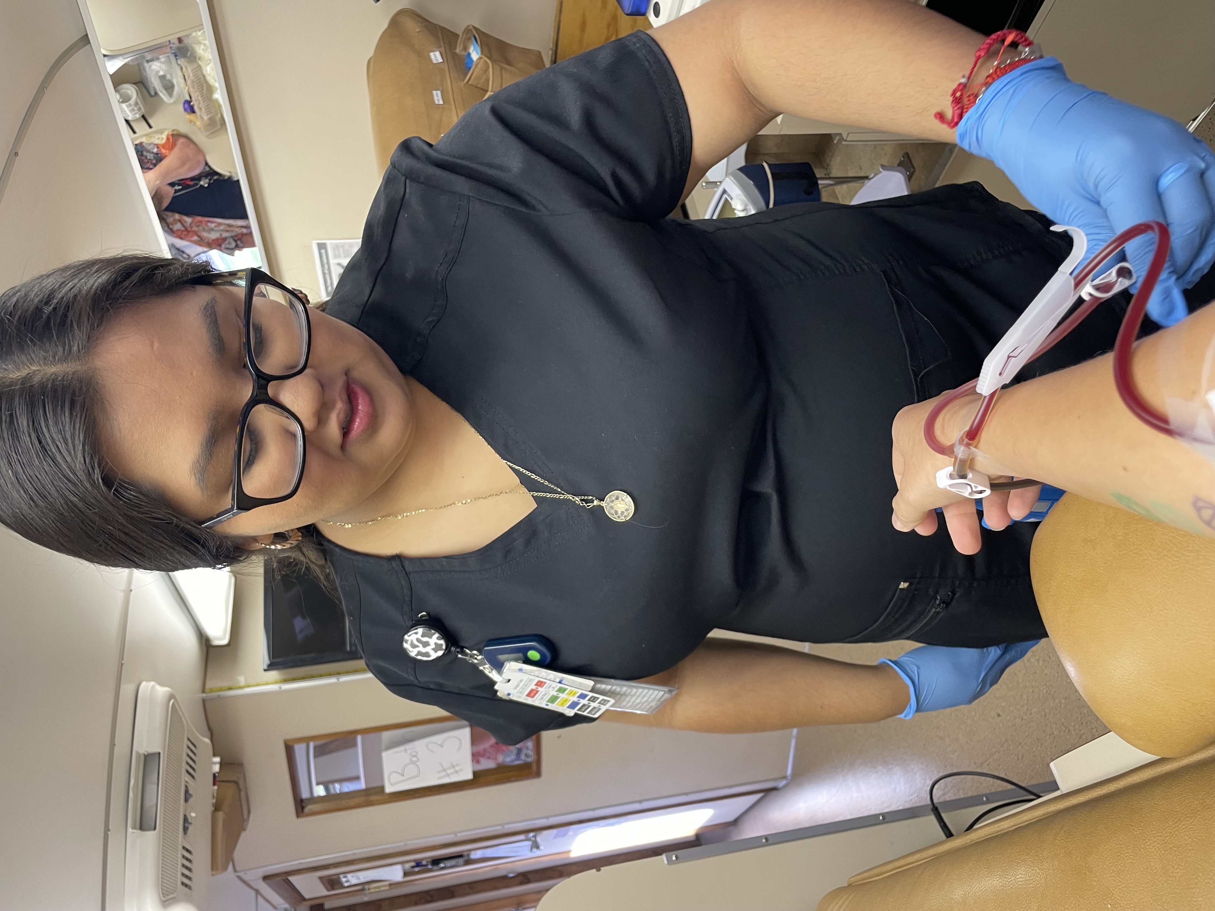 Vitalant work draws blood from WIPP employee